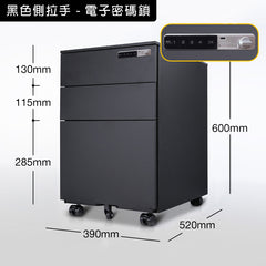 鋼製 活動櫃 文件 儲物櫃 冷軋鋼 層板 有櫃桶 metal steel storage file cabinet