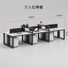 辦公檯 寫字檯 工作檯 E1 環保板材 鋼腳 上線 屏風 側櫃 活動櫃 staff desk table workstation office furniture