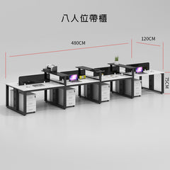 辦公檯 寫字檯 工作檯 E1 環保板材 鋼腳 上線 屏風 側櫃 活動櫃 staff desk table workstation office furniture