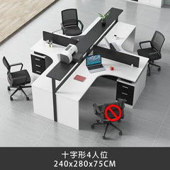 辦公檯 寫字檯 工作檯 E1 環保板材 鋼腳 上線 屏風 側櫃 活動櫃 staff desk table workstation office furniture