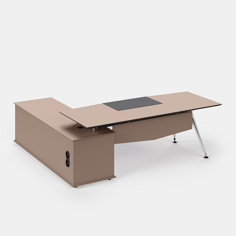 時尚 木面 老闆桌 辦公室 簡約 現代 辦公家具 單人 經理桌 主管 辦公桌 組合 辦公  executive desk