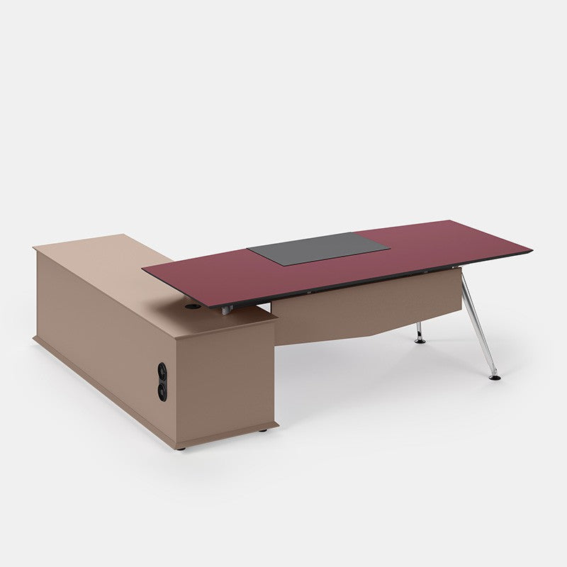 時尚 木面 老闆桌 辦公室 簡約 現代 辦公家具 單人 經理桌 主管 辦公桌 組合 辦公  executive desk