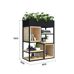 學校 辦公用品 家具 家居 室內設計 裝修 現代 實木 矮花 置物架 傢私