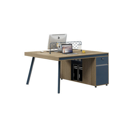 辦公檯 寫字檯 工作檯 E1 環保板材 鋼腳 板腳 上線 側櫃 staff desk table workstation office furniture