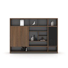 設計感辦公室文件木製櫃 Stylish Office Wooden Cabinet 香港辦公室傢俬及設計工程中心 Branding Works Furniture & Office Design