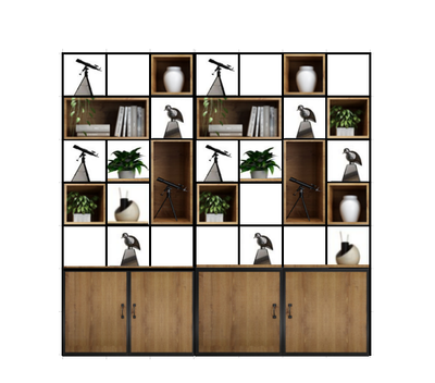 時尚木製儲物櫃 Stylish Wooden Cabinet 香港辦公室傢俬及設計工程中心 Branding Works Furniture & Office Design
