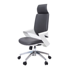 舒適現代皮款辦公椅 Comfortable Modern Leather Office Chair 香港辦公室傢俬及設計工程中心 Branding Works Furniture & Office Design