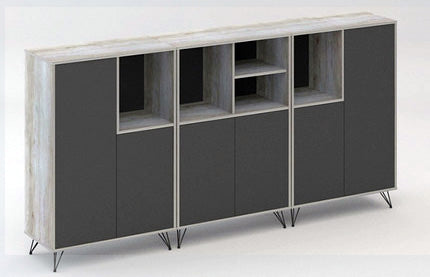 現代簡約木製文件矮柜 Modern Simple Short Wooden File Cabinet 香港辦公室傢俬及設計工程中心 Branding Works Furniture & Office Design