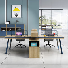 職員組合四人辦公枱 Modern Staff Office Desk 香港辦公室傢俬及設計工程中心 Branding Works Furniture & Office Design