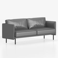 現代商務辦公室組合皮質梳化 Modern Office Combination Leather Sofa 香港辦公室傢俬及設計工程中心 Branding Works Furniture & Office Design