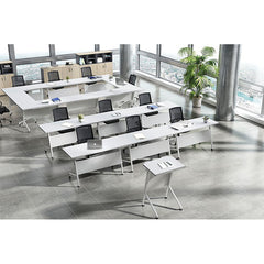 簡約多功能培訓枱 Simple multifunctional training desk 香港辦公室傢俬及設計工程中心 Branding Works Furniture & Office Design