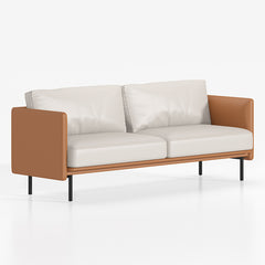 現代商務辦公室組合皮質梳化 Modern Office Combination Leather Sofa 香港辦公室傢俬及設計工程中心 Branding Works Furniture & Office Design