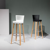 北歐實木酒吧椅 European Wood High Chairs 香港辦公室傢俬及設計工程中心 Branding Works Furniture & Office Design