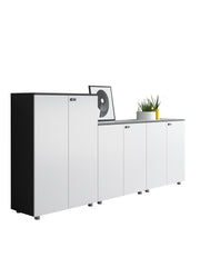 辦公室可組合文件收納木製櫃 Office Combination File Storage Wooden Cabinet 香港辦公室傢俬及設計工程中心 Branding Works Furniture & Office Design