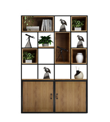 時尚木製儲物櫃 Stylish Wooden Cabinet 香港辦公室傢俬及設計工程中心 Branding Works Furniture & Office Design