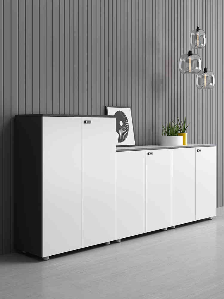 辦公室可組合文件收納木製櫃 Office Combination File Storage Wooden Cabinet 香港辦公室傢俬及設計工程中心 Branding Works Furniture & Office Design