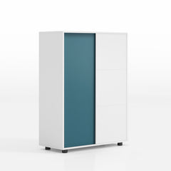 簡約辦公室可組合趟門文件櫃 Simple Office Sliding Door Wooden Cabinet 香港辦公室傢俬及設計工程中心 Branding Works Furniture & Office Design