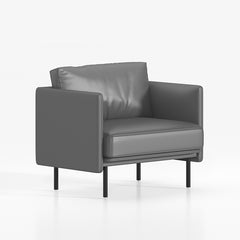 現代商務辦公室組合皮質梳化 Modern Office Combination Leather Sofa 香港辦公室傢俬及設計工程中心 Branding Works Furniture & Office Design