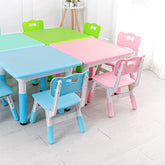 多色兒童升降正方形繪畫枱 Colorful Adjustable Square Drawing Desk Branding Works Furniture & Office Design