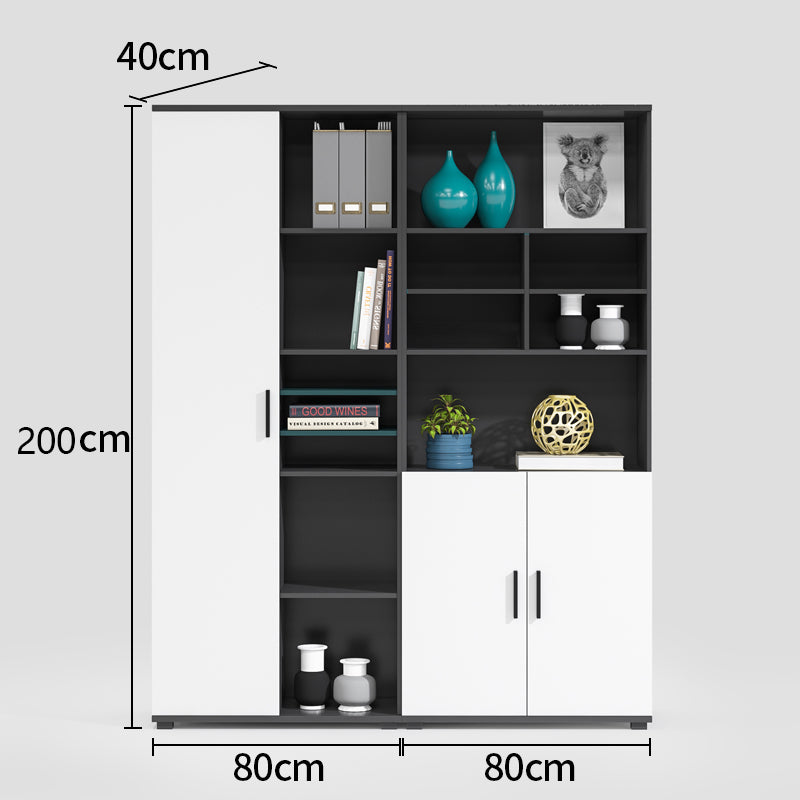 白色木制組合櫃 White Wooden Cabinet 香港辦公室傢俬及設計工程中心 Branding Works Furniture & Office Design