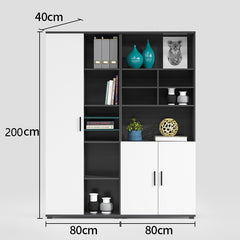 白色木制組合櫃 White Wooden Cabinet 香港辦公室傢俬及設計工程中心 Branding Works Furniture & Office Design
