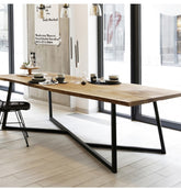 現代 實木 長方桌 現代 簡約 送貨服務 送貨及安裝 服務 設計概念 服務客戶 室內 設計 傢私