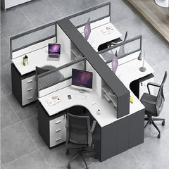 L型辦公枱 辦公檯 寫字檯 工作檯 E1 環保板材 板腳 上線 屏風 側櫃  L-Shape Office Desk staff desk table workstation office furniture