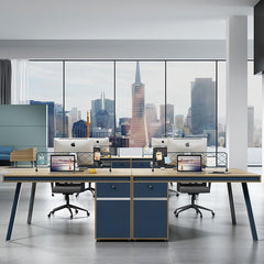辦公檯 寫字檯 工作檯 E1 環保板材 鋼腳 板腳 上線 側櫃 staff desk table workstation office furniture
