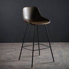 高 人造皮 仿皮 鋼腳 吧椅 high bar chair furniture