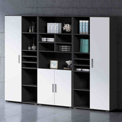 白色木制組合櫃 White Wooden Cabinet 香港辦公室傢俬及設計工程中心 Branding Works Furniture & Office Design