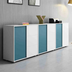 簡約辦公室可組合趟門文件櫃 Simple Office Sliding Door Wooden Cabinet 香港辦公室傢俬及設計工程中心 Branding Works Furniture & Office Design