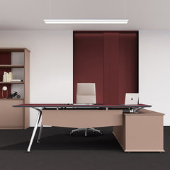 幾何款行政枱 Geometry Executive Desk 香港辦公室傢俬及設計工程中心 Branding Works Furniture & Office Design