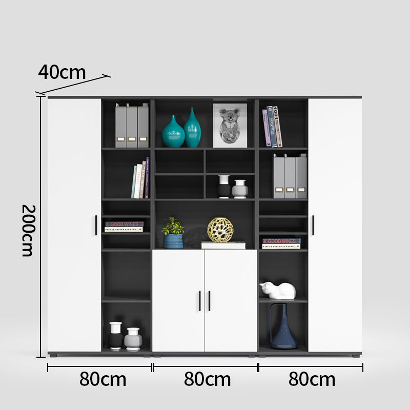 白色木制組合櫃 White Wooden Cabinet 香港辦公室傢俬及設計工程中心 Branding Works Furniture & Office Design