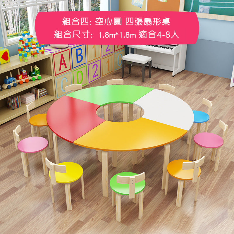 彩色幼稚園桌 Colorful Kindergarden Desk 香港辦公室傢俬及設計工程中心 Branding Works Furniture & Office Design