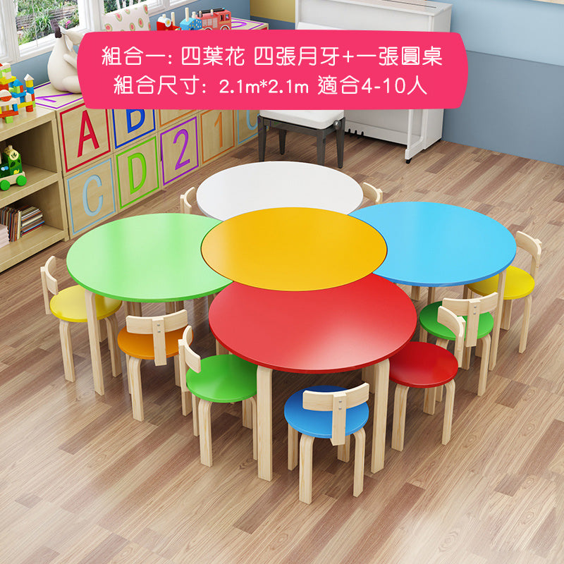 彩色幼稚園桌 Colorful Kindergarden Desk 香港辦公室傢俬及設計工程中心 Branding Works Furniture & Office Design