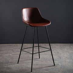 高 人造皮 仿皮 鋼腳 吧椅 high bar chair furniture