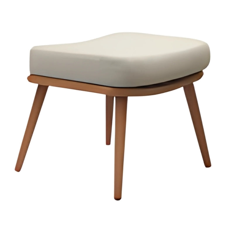 鋁合金時尚搖椅配米色坐墊與黃色靠枕，窗邊休閒角落欣賞湖景山色 | Aluminum alloy rocking chairs with beige cushions and yellow pillows, window relaxation corner with lake and mountain view