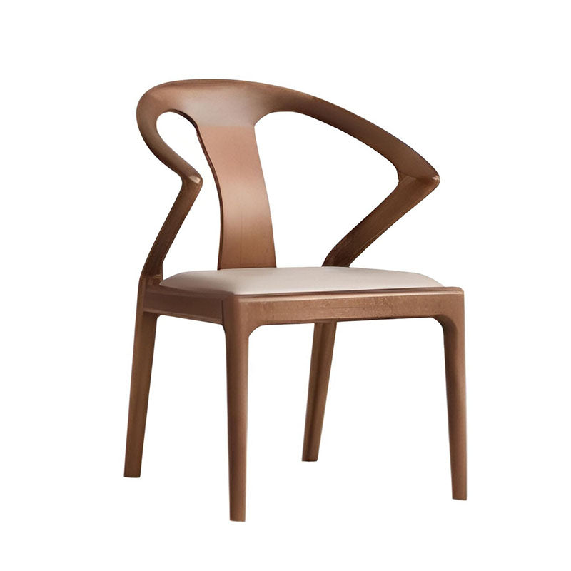 奢華餐廳餐椅設計，輕奢餐椅，多款風格包括棕色皮革扶手椅、木質框架與軟墊座面，置於現代室內環境，提供舒適用餐座位。Luxury restaurant dining chairs in various styles, including brown leather armchairs with wooden frames and cushioned seats in modern settings for comfortable dining.minimalist dining chair hong kong、velvet dining chair、leather armchair cafe.