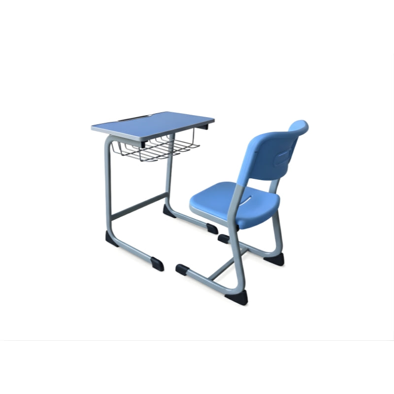 升降學生課桌椅套裝，具多層儲物位、可升降調整及防滑設計，適合香港學校、補習中心及兒童房的專業課室桌椅 The adjustable student desk and chair set features multiple storage compartments, adjustable height function and anti-slip design. It is suitable for professional classrooms in Hong Kong schools, tutorial centers and children's rooms