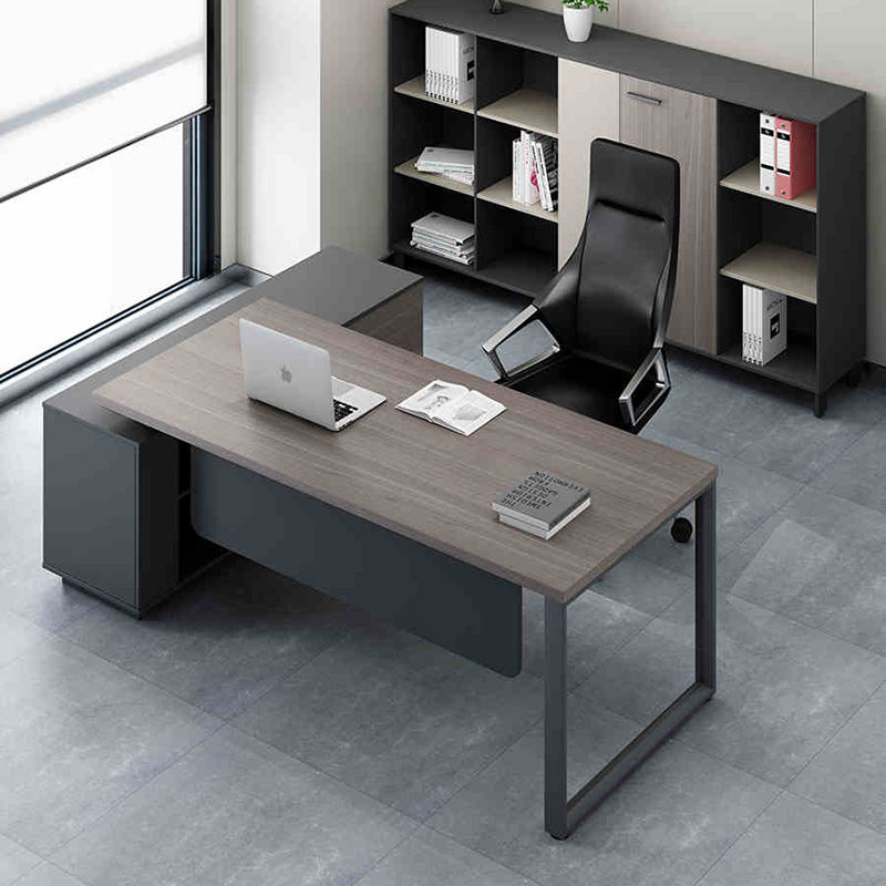 主管檯 E1 環保板材 鋼腳 側櫃 executive manager boss table desk furniture