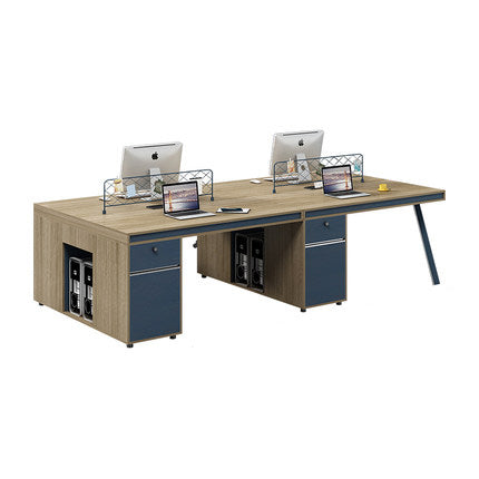 辦公檯 寫字檯 工作檯 E1 環保板材 鋼腳 板腳 上線 側櫃 staff desk table workstation office furniture
