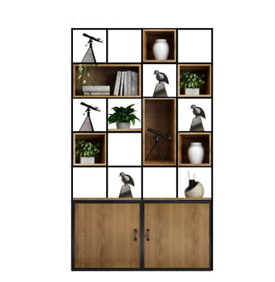 時尚木製儲物櫃 Stylish Wooden Cabinet 香港辦公室傢俬及設計工程中心 Branding Works Furniture & Office Design