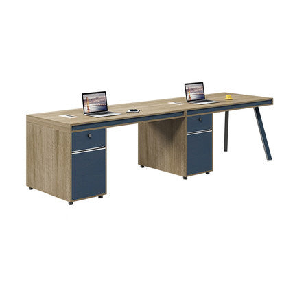 辦公檯 寫字檯 工作檯 E1 環保板材 鋼腳 板腳 上線 側櫃 staff desk table workstation office furniture