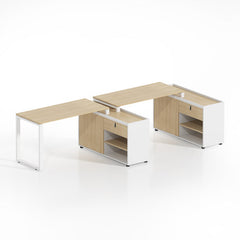 辦公檯 寫字檯 工作檯 E1 環保板材 (鋼腳/實木腳/板腳) (上線) (屏風) (側櫃) (活動櫃) staff desk table workstation office furniture