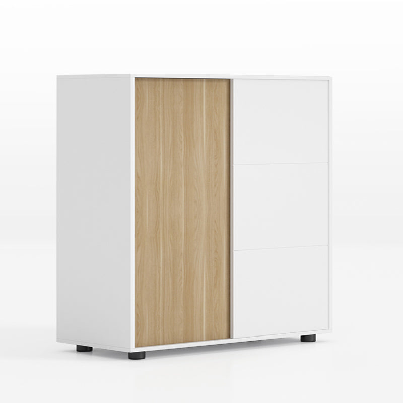 簡約辦公室可組合趟門文件櫃 Simple Office Sliding Door Wooden Cabinet 香港辦公室傢俬及設計工程中心 Branding Works Furniture & Office Design