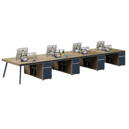 辦公檯 寫字檯 工作檯 E1 環保板材 鋼腳 板腳 上線 側櫃 staff desk table workstation office furniture