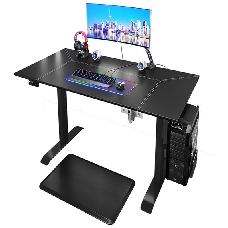 升降檯 電動 仿皮 鋼架 electric adjustable standing desk table
