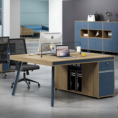 辦公檯 寫字檯 工作檯 E1 環保板材 鋼腳 板腳 上線 側櫃 staff desk table workstation office furniture