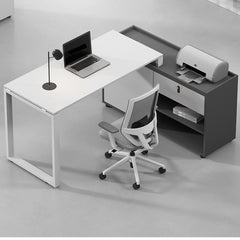 辦公檯 寫字檯 工作檯 E1 環保板材 (鋼腳/實木腳/板腳) (上線) (屏風) (側櫃) (活動櫃) staff desk table workstation office furniture