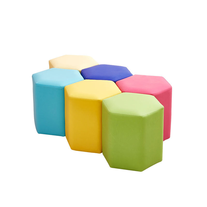 多色兒童沙發凳 Colorful Sofa Stool 香港辦公室傢俬及設計工程中心 Branding Works Furniture & Office Design